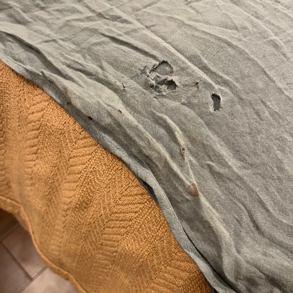 Vintage aqua sheer doll tank top - Picture 5 of 6